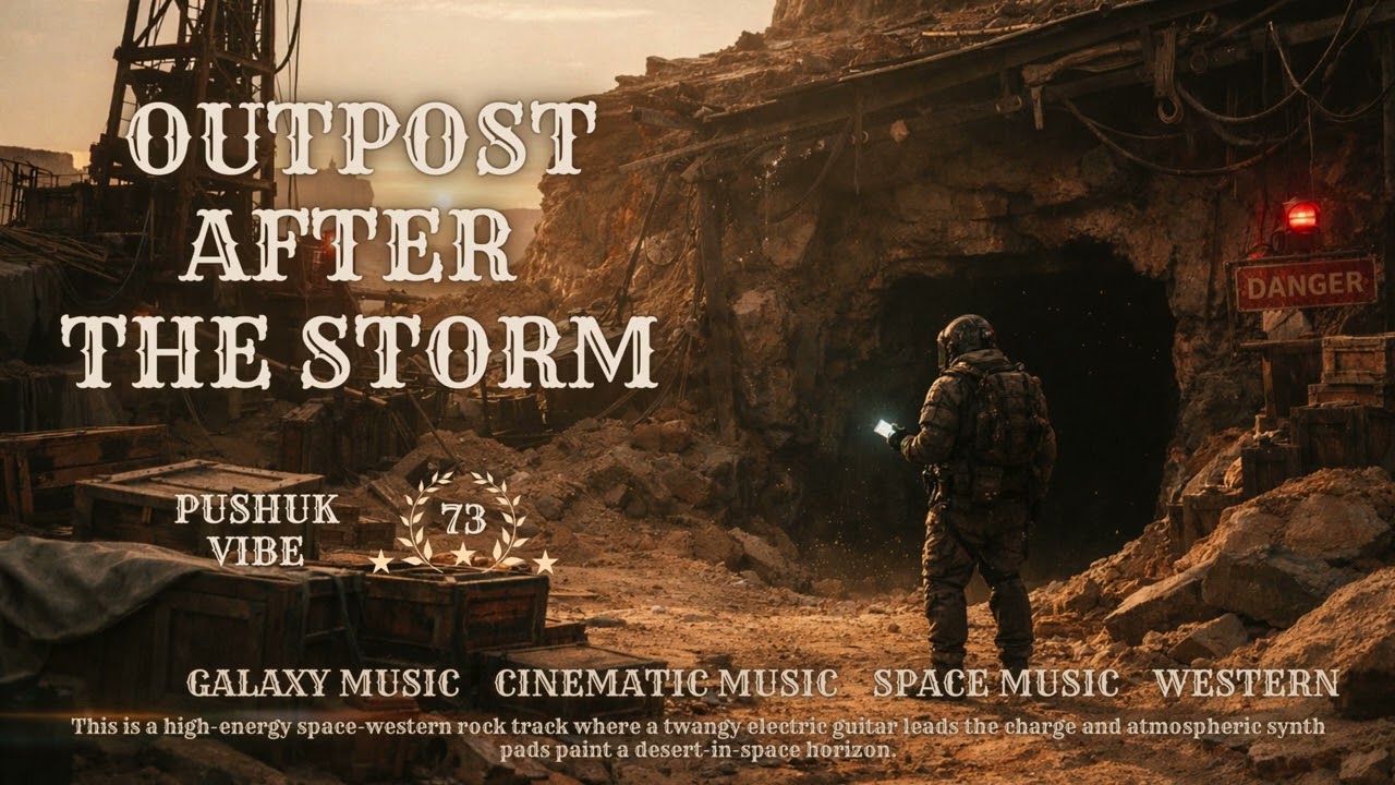 PushukVibe - Outpost After the Storm (Official Audio) #SpaceWestern #CinematicRock #SciFiMusic