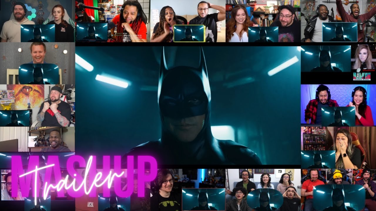 The Flash – Official Trailer Reaction Mashup ⚡🦇 - Batman | Michael Keaton & Ben Affleck | Supergirl