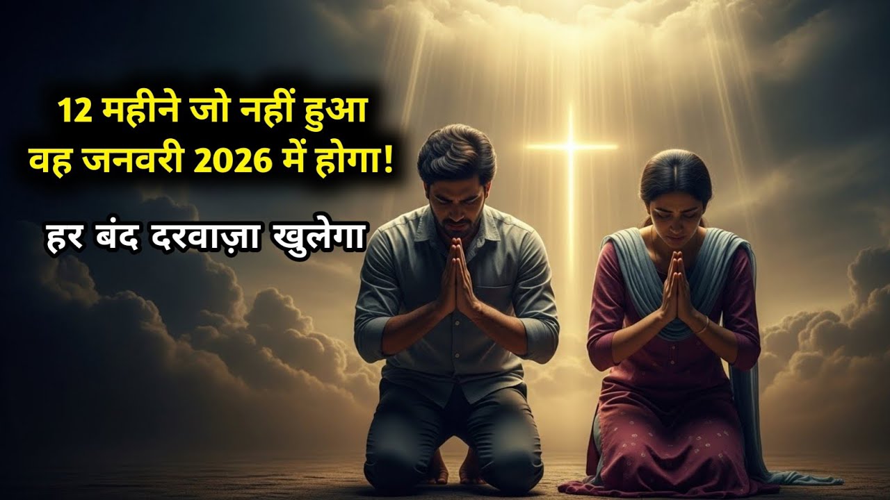 🛑👉 12 महीने जो नहीं हुआ, वह जनवरी 2026 में होगा | Powerful Jesus Prayer