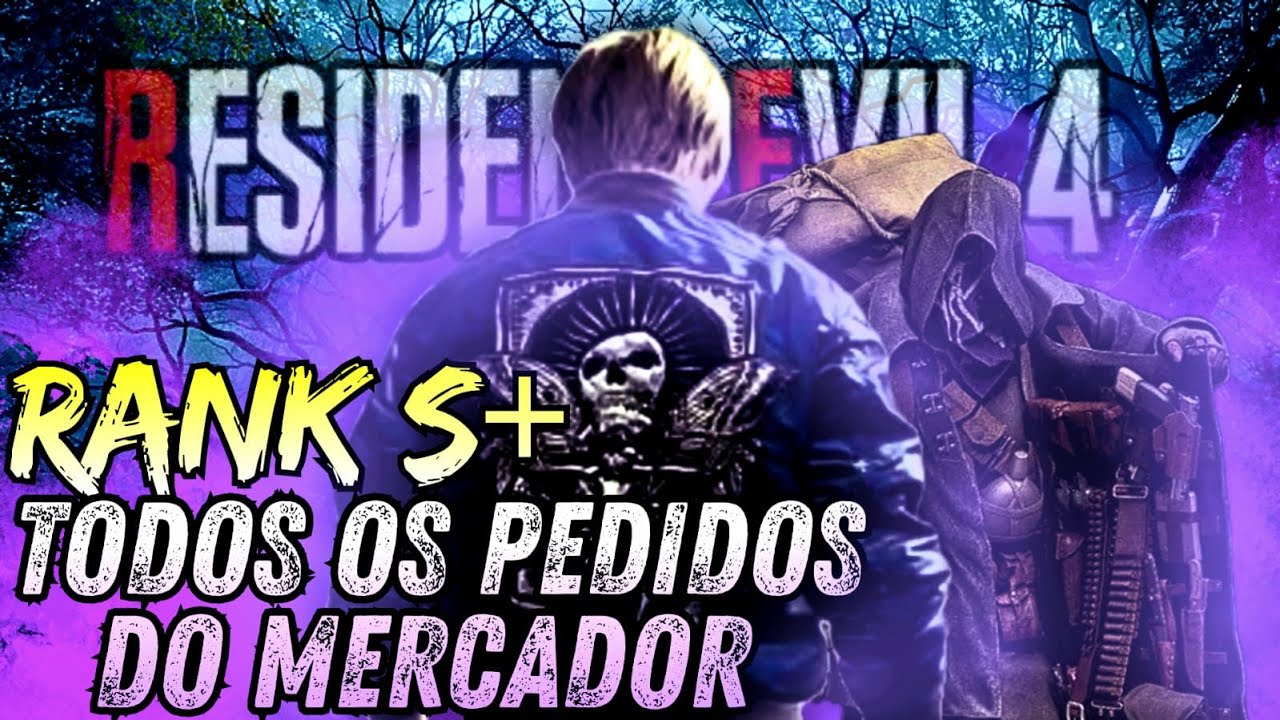🔴ESQUENTA PRO RE9- RE4 REMAKE- FAZENDO TODOS OS PEDIDOS RANK S+ PROFISSIONAL 🔴