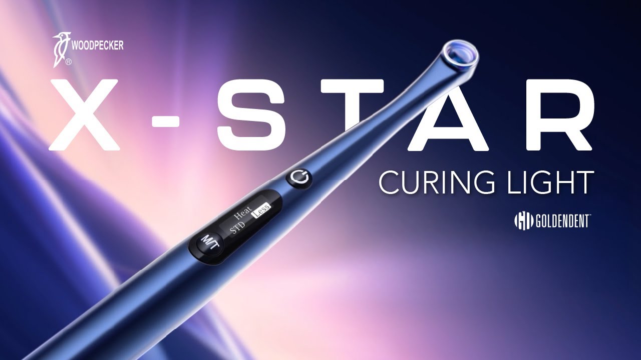 2026 Best Curing Light Woodpecker X Star LED Wide Spectrum 12mm Lens Curing Light