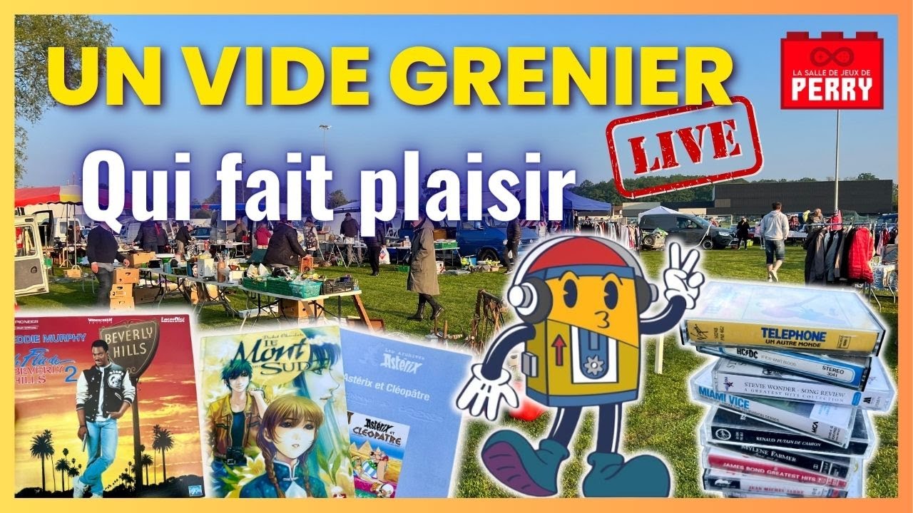 #189 - VIDE GRENIER LIVE - Vinyles, Laserdisc, BD, Cassettes... une folie 🤩