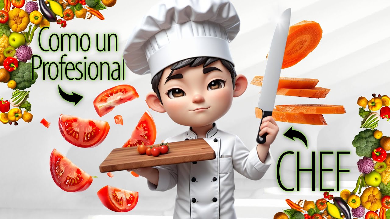 Tipos de Cortes para Verduras 🔪 | Aprende a Hacerlos Paso a Paso como un Chef