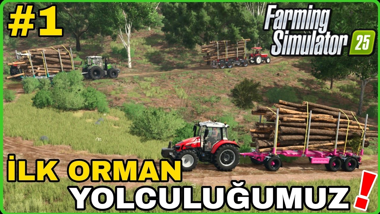 BU OYUNUN ADI BUG SIMULATOR OLMALI ● Farming Simulator 25 'in İlk Orman Serisi #fs25