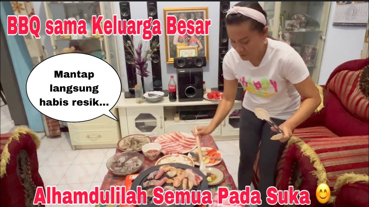 BBQ Bersama Keluarga Besar Di kampung