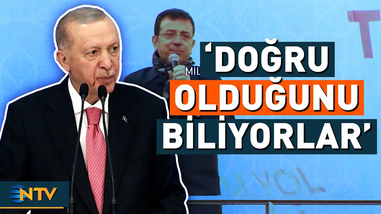 Erdoğan, Ekrem İmamoğlu'nun G&ouml;zaltına Alınması Hakkında İlk Kez Konuştu! | NTV