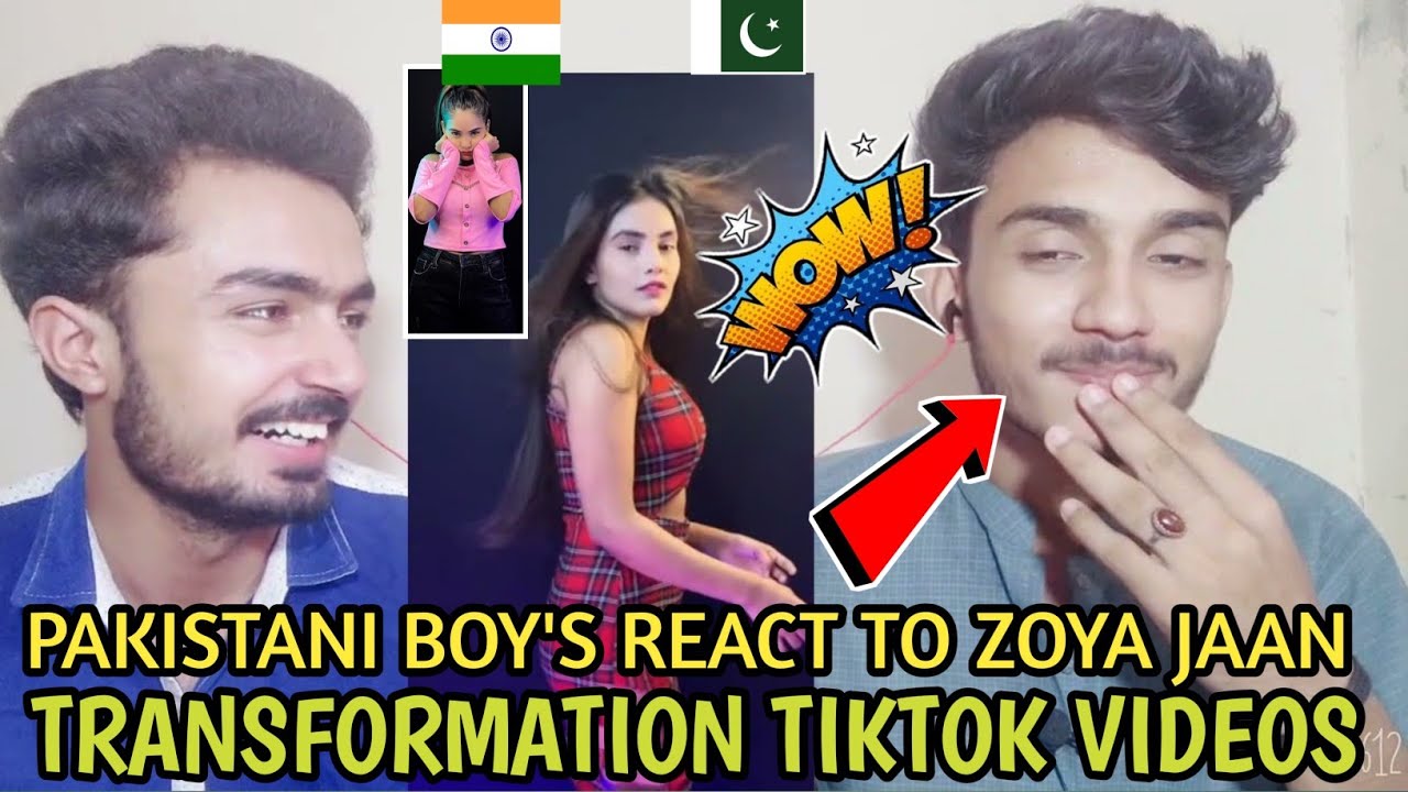 Pakistani React on Zoya Jaan Slomo Queen and Transformation TIKTOK VIDEOS | PsycooO Boys