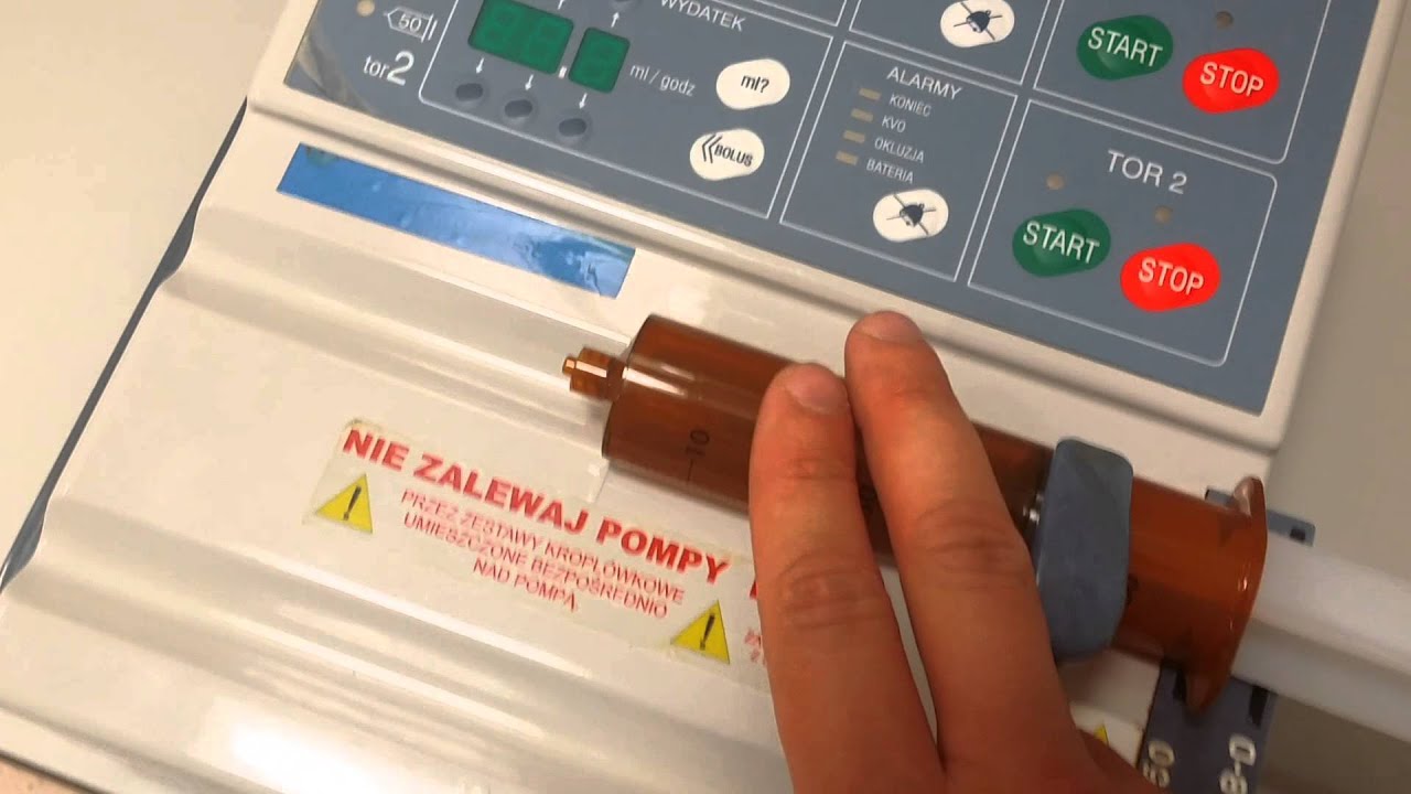 Obsluga pompy infuzyjnej