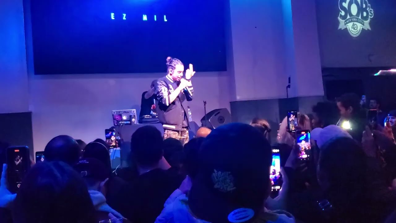 Ez Mil - Podium live at SOB NYC