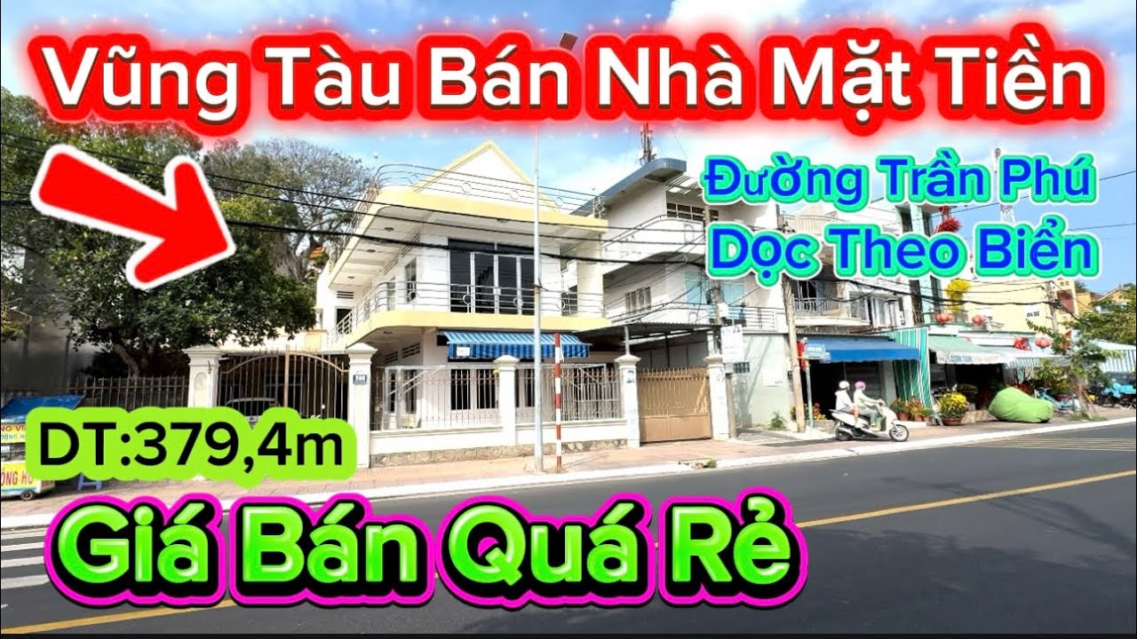 1244 . Vũng Tàu Bán Nhà Mặt Tiền Đường Trần Phú Dọc Con Đường Biển