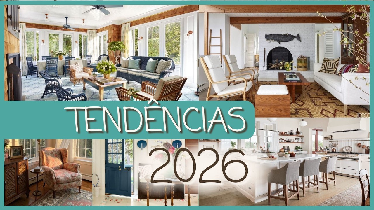 Tendências DECORAÇÃO 2026