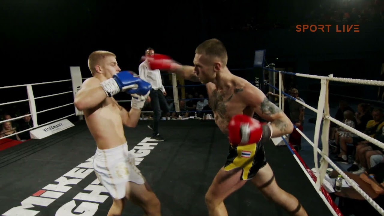 Frederik Fenger  Århus     DK  vs   Samuel  Forsberg SE malmø  -  Mikenta Fight Night 4/8-2021