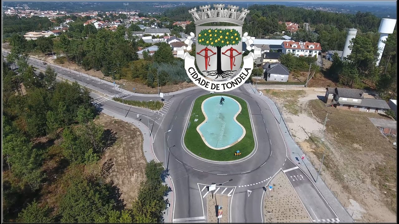 Tondela vista do céu