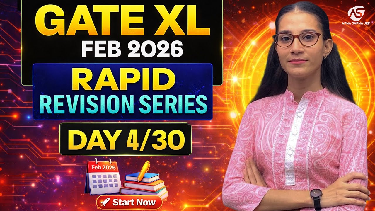 Rapid Revision & Practice | GATE-XL 2026 #apnasapnajrf