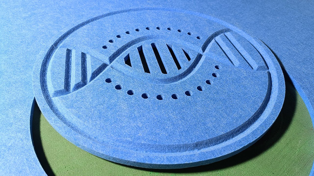 Grooved Polyester Acoustic Panel for Straight Lines, Curves and Circles