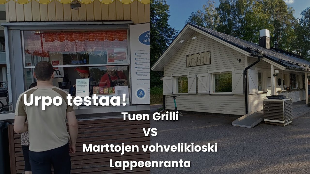 Tuen Grilli Lappeenrannassa vastaan Marttojen vohvelikioski