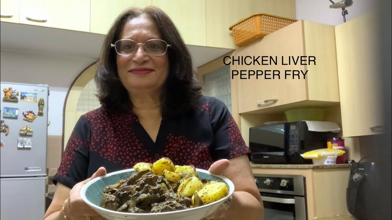 ANGLO-INDIAN CHICKEN LIVER PEPPER FRY/ PEPPER CHICKEN LIVER / HOW TO MAKE CHICKEN LIVER FRY