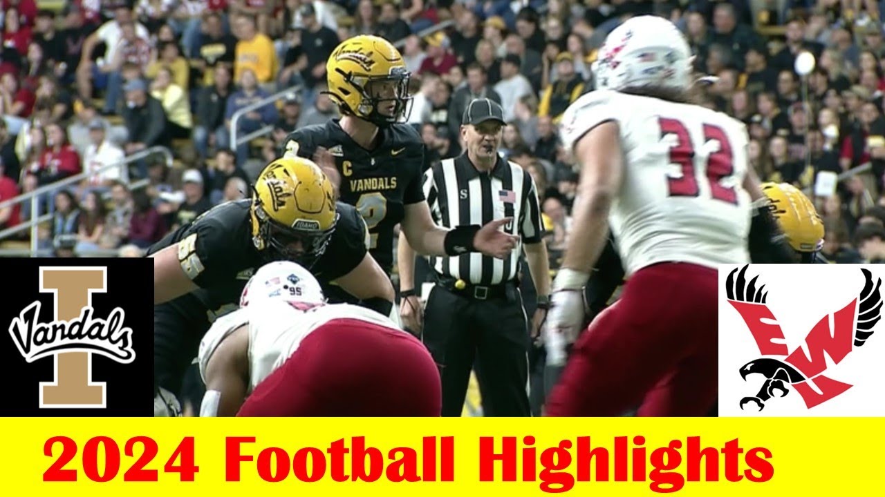 Eastern Washington vs Idaho Football Game Highlights 10 26 2024