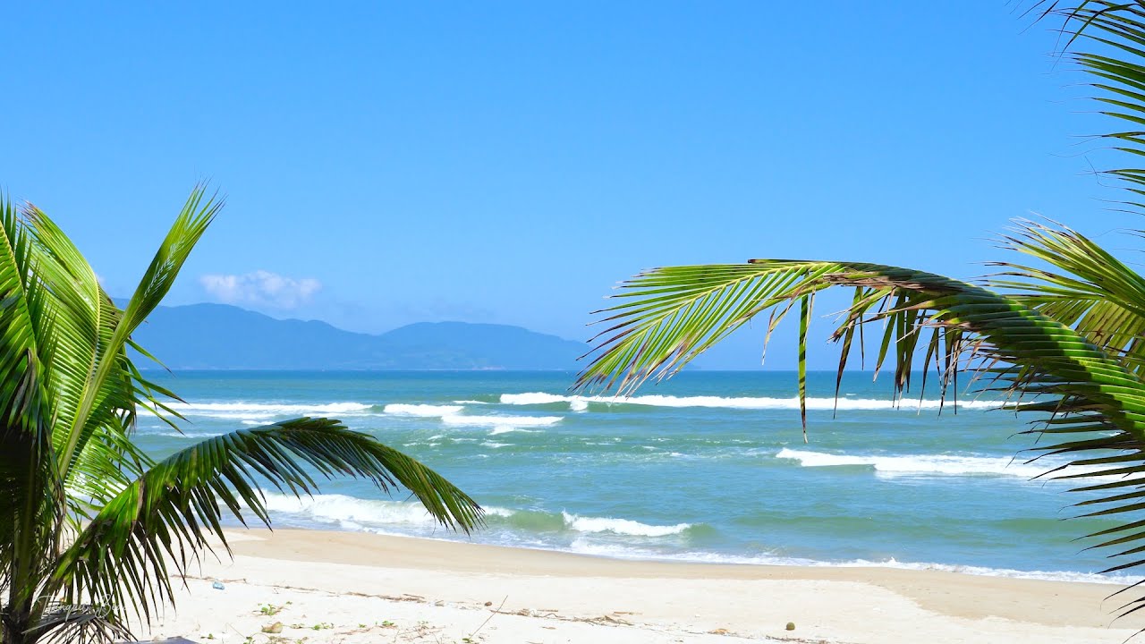 The Healing Sounds of Ocean Waves Clear Blue Water, Peaceful & Relaxation