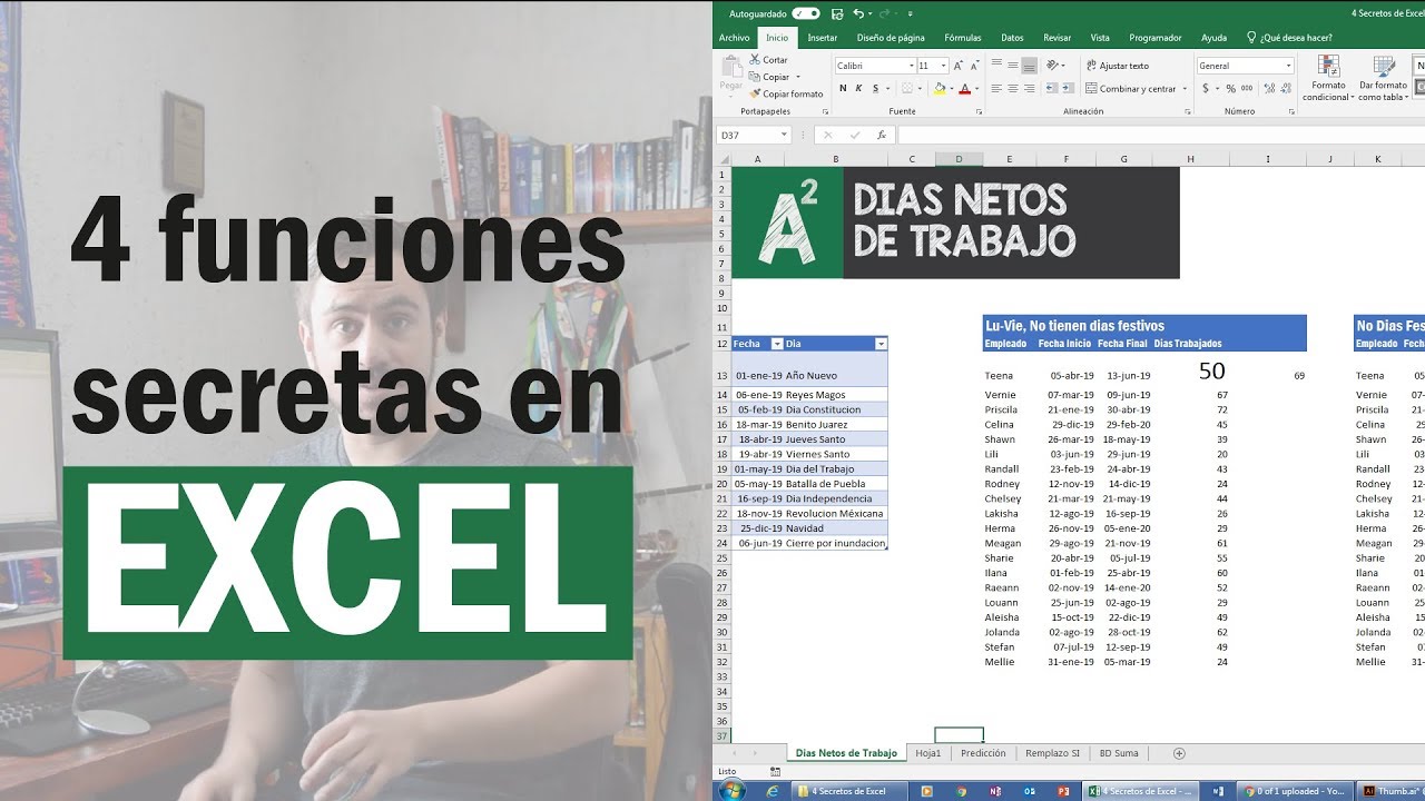 Las 4 Secretos de Excel mejor guardados - Funciones importantes para tu trabajo!