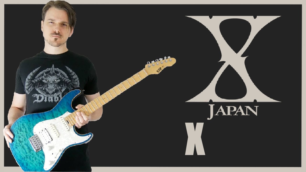 X japan - X (Guitar cover HD)
