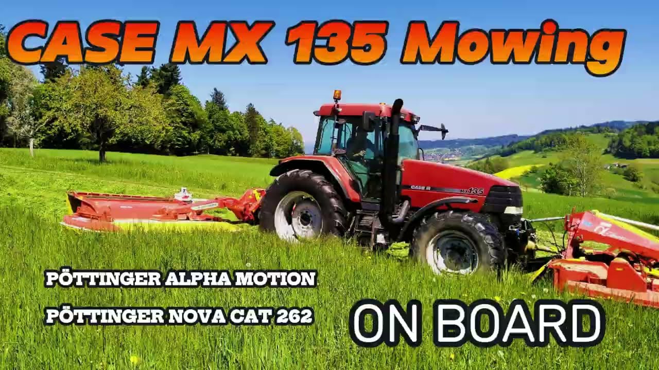 First Cut | Case IH MX 135 | Pöttinger Alpha motion + Novacat | on board sound | Gopro hero 8 |