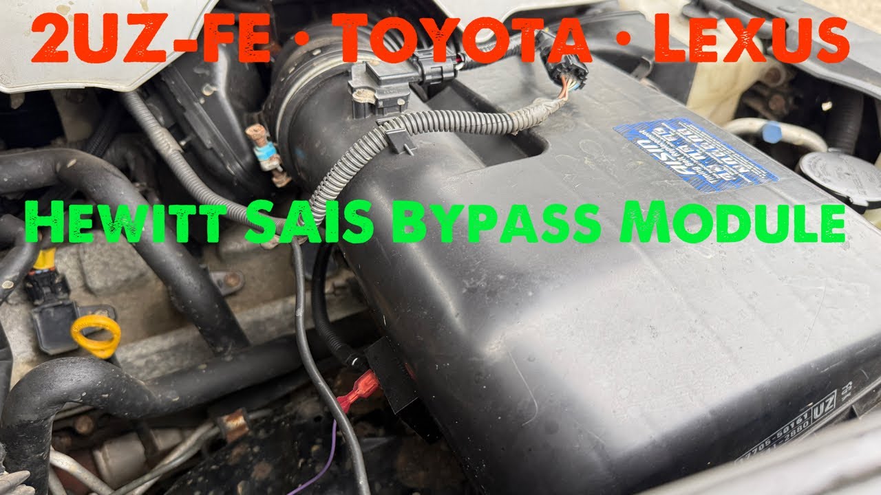 GX470 SAIS Bypass Install: Toyota's 2UZ Emissions Flaw