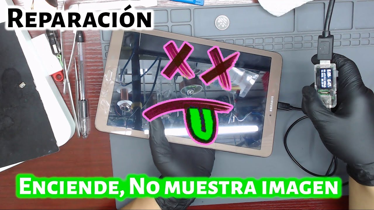 Samsung Galaxy Tab E 9.6 SM-T560, Enciende, No muestra Imagen, tiene sonido, Reparación