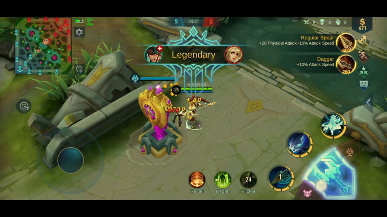 ZILONG COMBO SKILL 1 + FLICKER. MUSUH AUTO MATI!!!