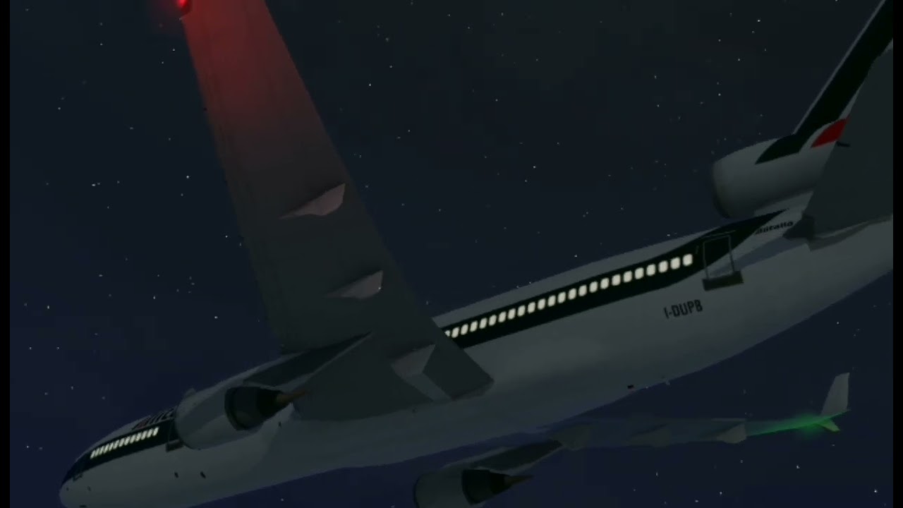 Alitalia flight 907 - Crash Animation