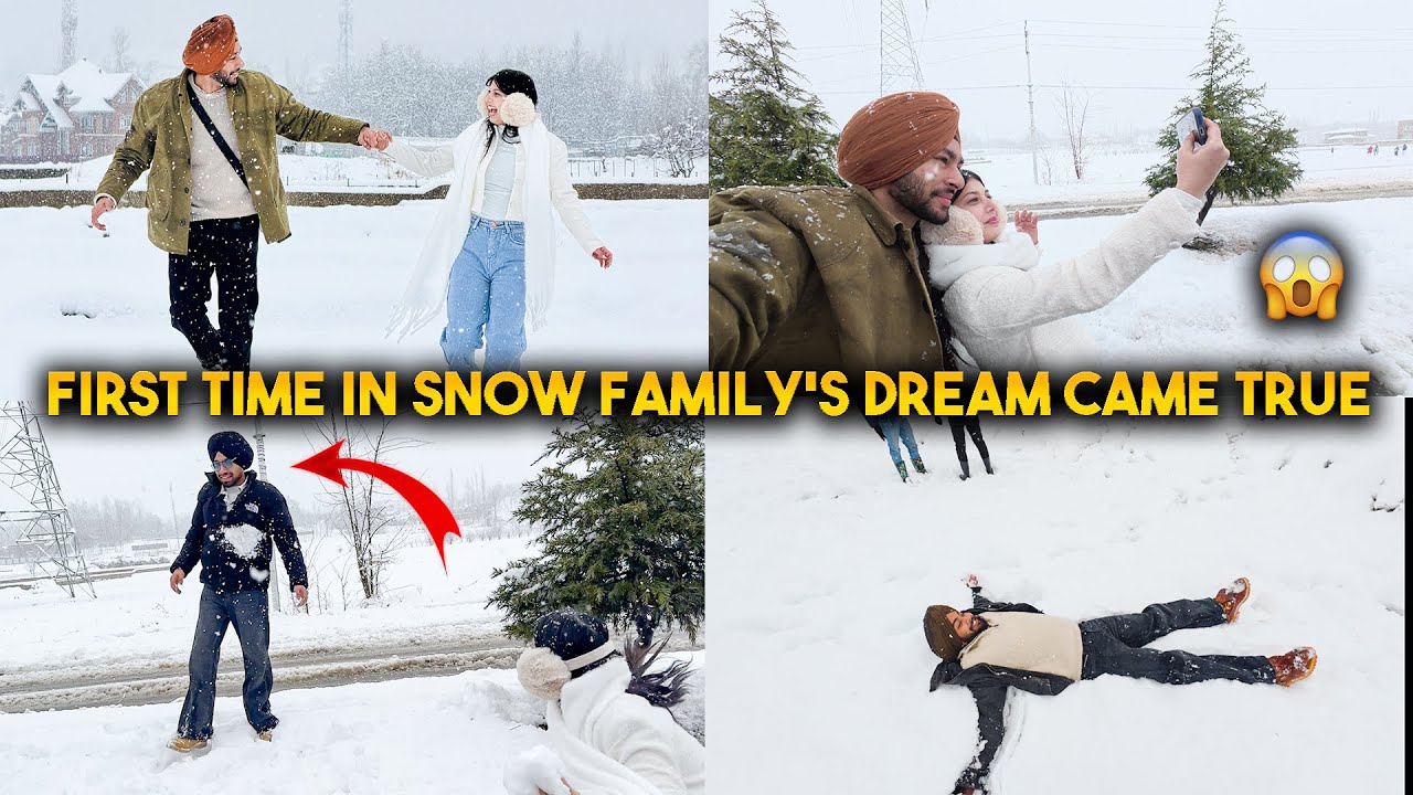 Surprising My Brother And Wife With Their First Snowfall 😍❄️ - Best Surprise Ever😍 - GONE WRONG😭