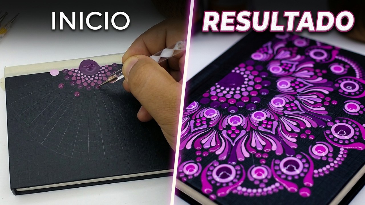 Mi Sketchbook con Técnica de Puntillismo.