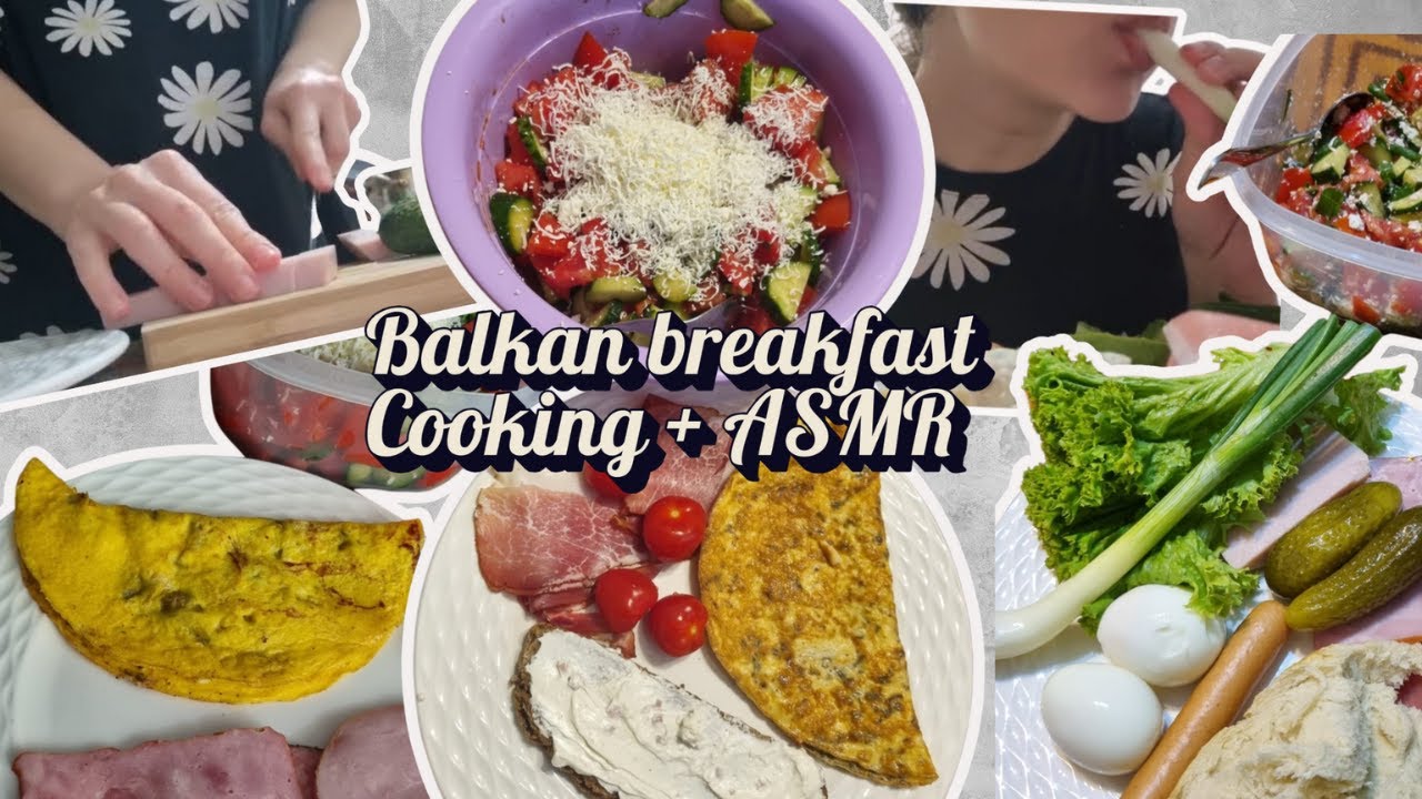 ASMR Romanian Breakfast 🇷🇴 | No Talking, Pure Cooking & Eating Sounds