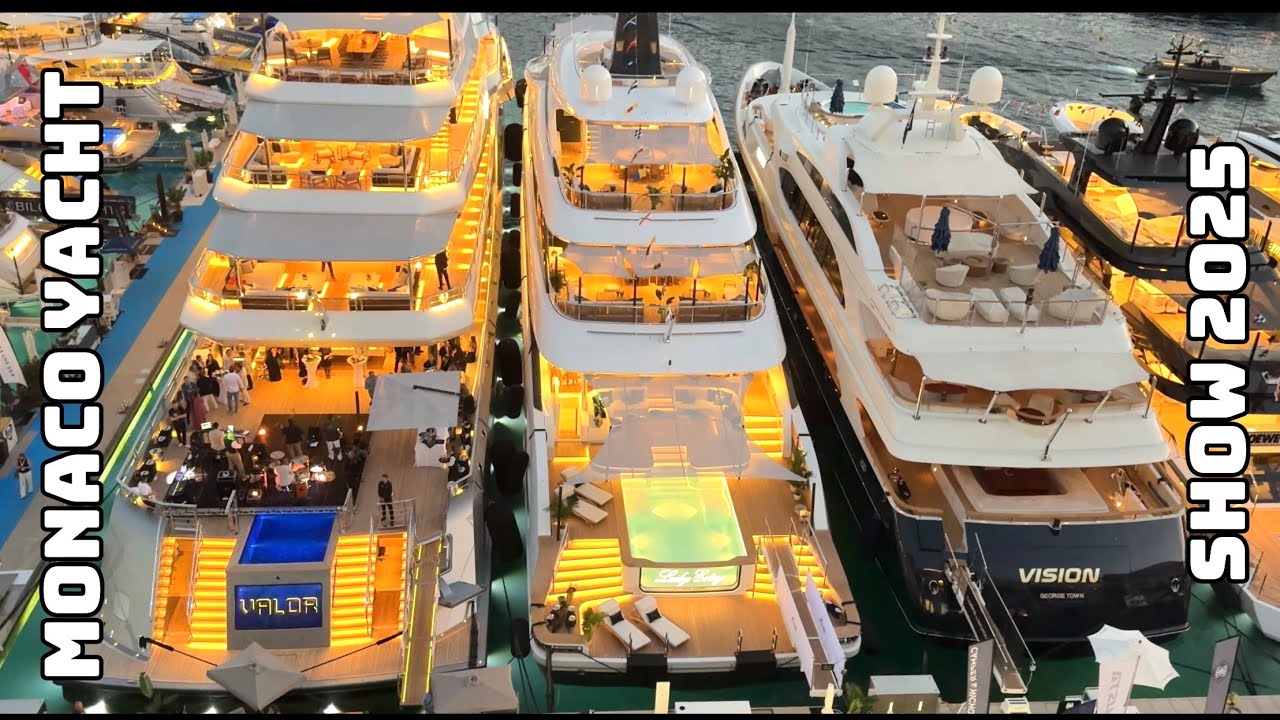 BREATHTAKING MONACO YACHT SHOW 2025 DAY 1 !@emman25MC 