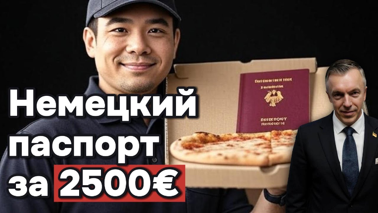Немецкий паспорт за 2500€. Бизнес на гражданстве