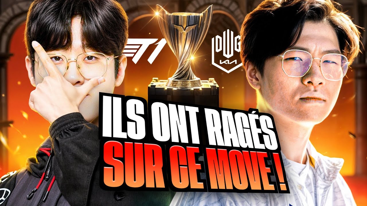 T1 ZEUS LES FAIT RAGER DE FOU SUR CE MOVE !! (T1 vs DK #2)
