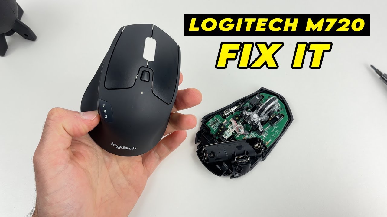 Как исправить проблемы с мышью Logitech M720: щелчки и прокрутка