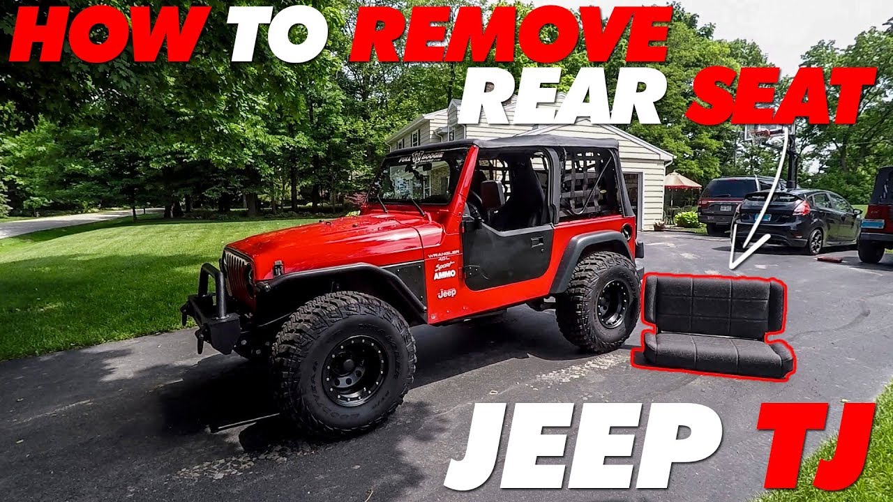 Как снять заднее сиденье Jeep TJ 97-02