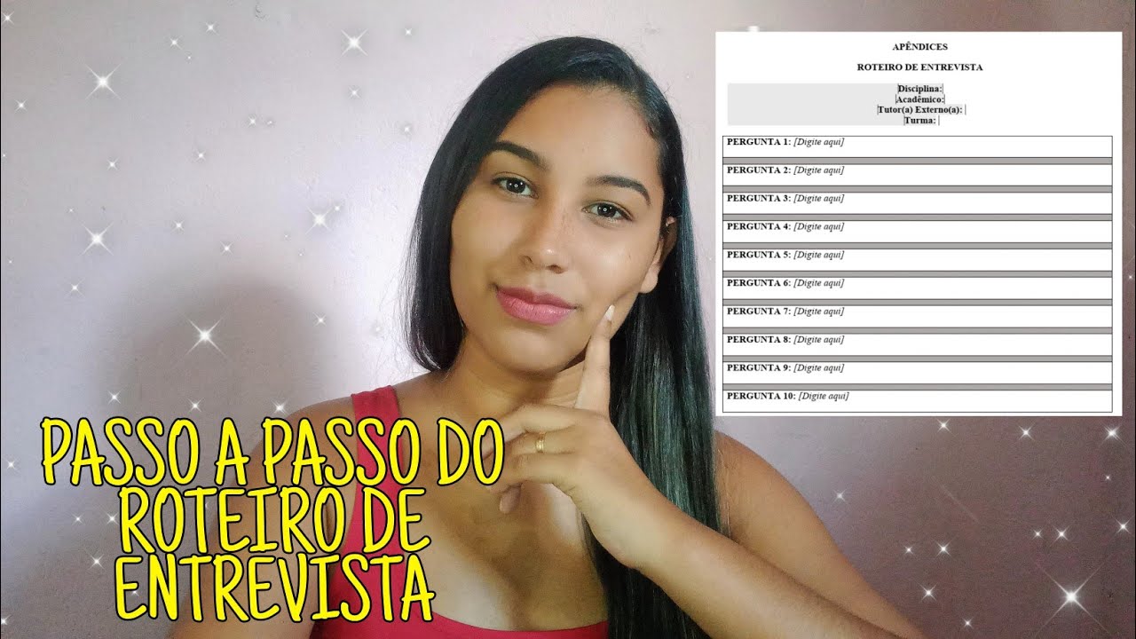 COMO FAZER ROTEIRO DE ENTREVISTA DO PROJETO DE ESTÁGIO | Estágio curricular obrigatório
