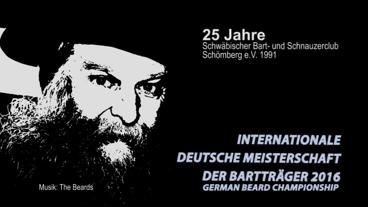 Deutsche Bartmeisterschaften Schömberg 2016