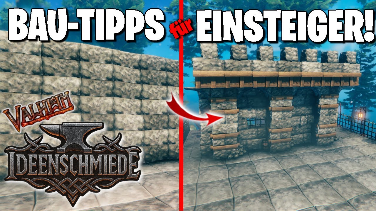 3 BAU-TIPPS f&uuml;r EINSTEIGER! | ⚜️VALHEIM IDEENSCHMIEDE ⚜️ | Folge 02