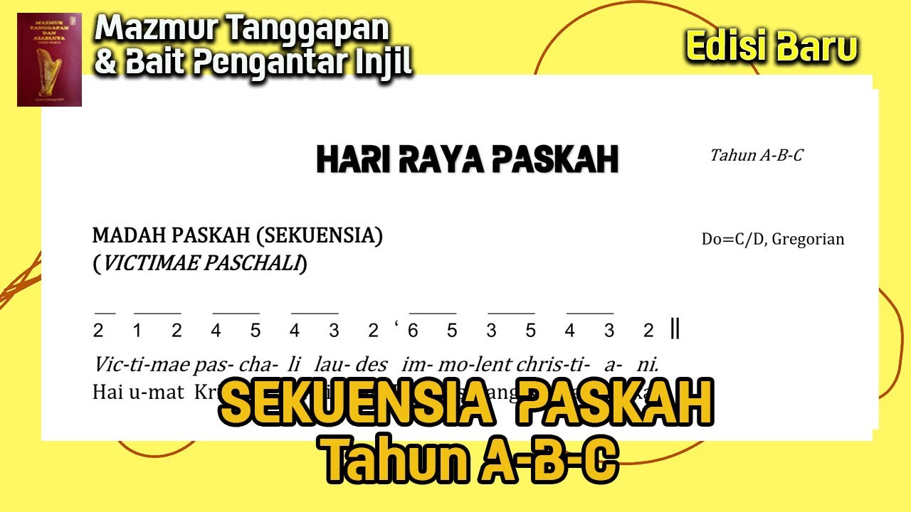 Sekuensia HR Paskah (Victimae Paschali) - Edisi Baru