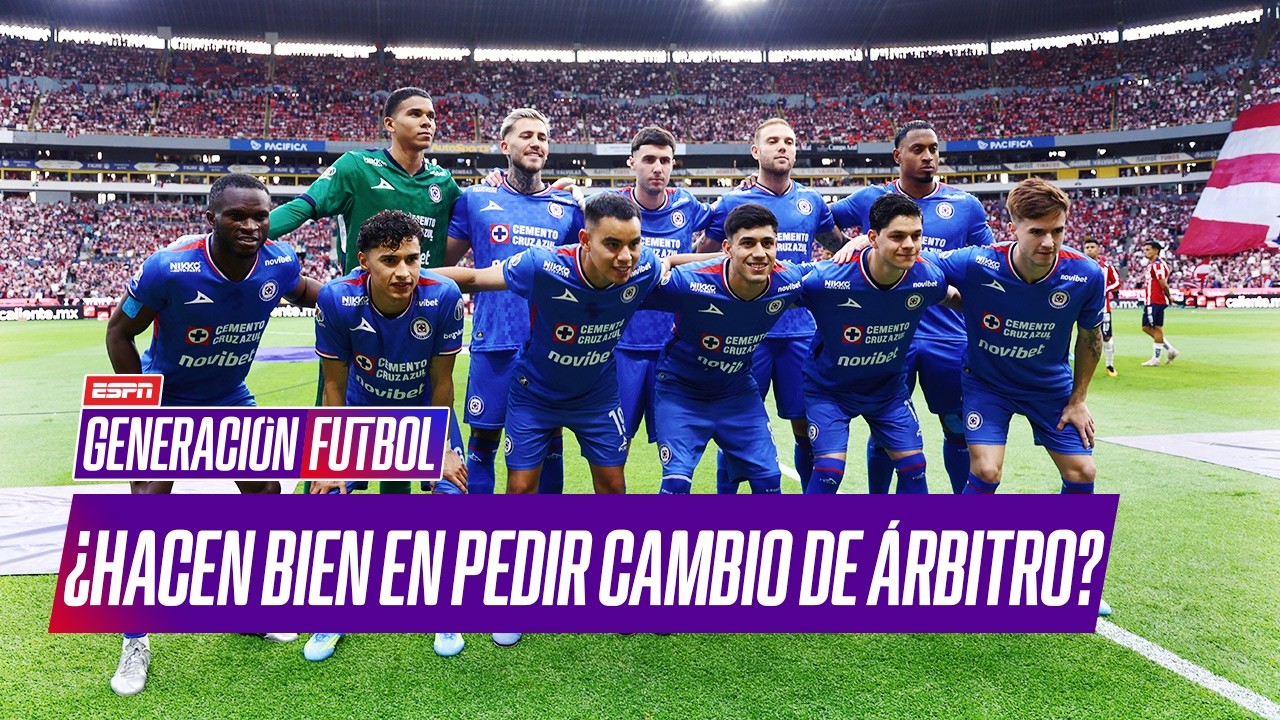 Que CRUZ AZUL pida CAMBIO DE &Aacute;RBITRO es una VERG&Uuml;ENZA asegura TUCA FERRETTI | Generaci&oacute;n F