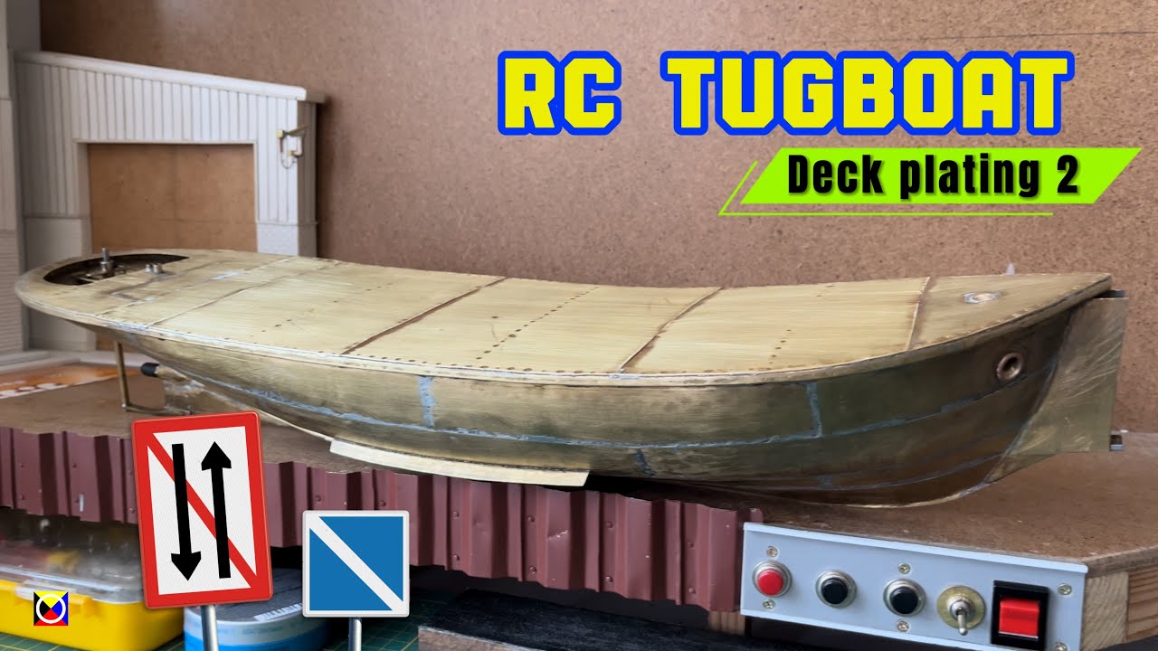 Rc tugboat (……….) full metal scratch build Ep. 19.