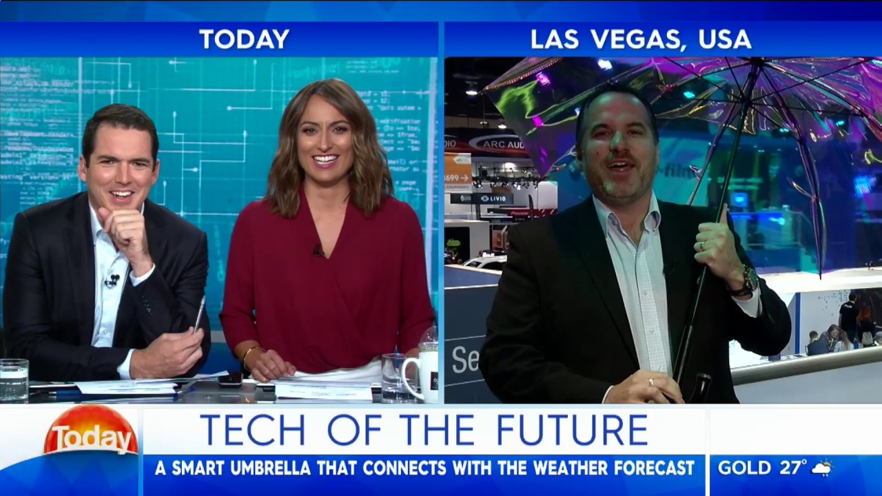 Live from CES #3: Trevor Long on The Today Show with the latest gadgets