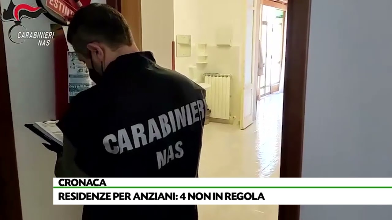 Residenze per anziani quattro non in regola