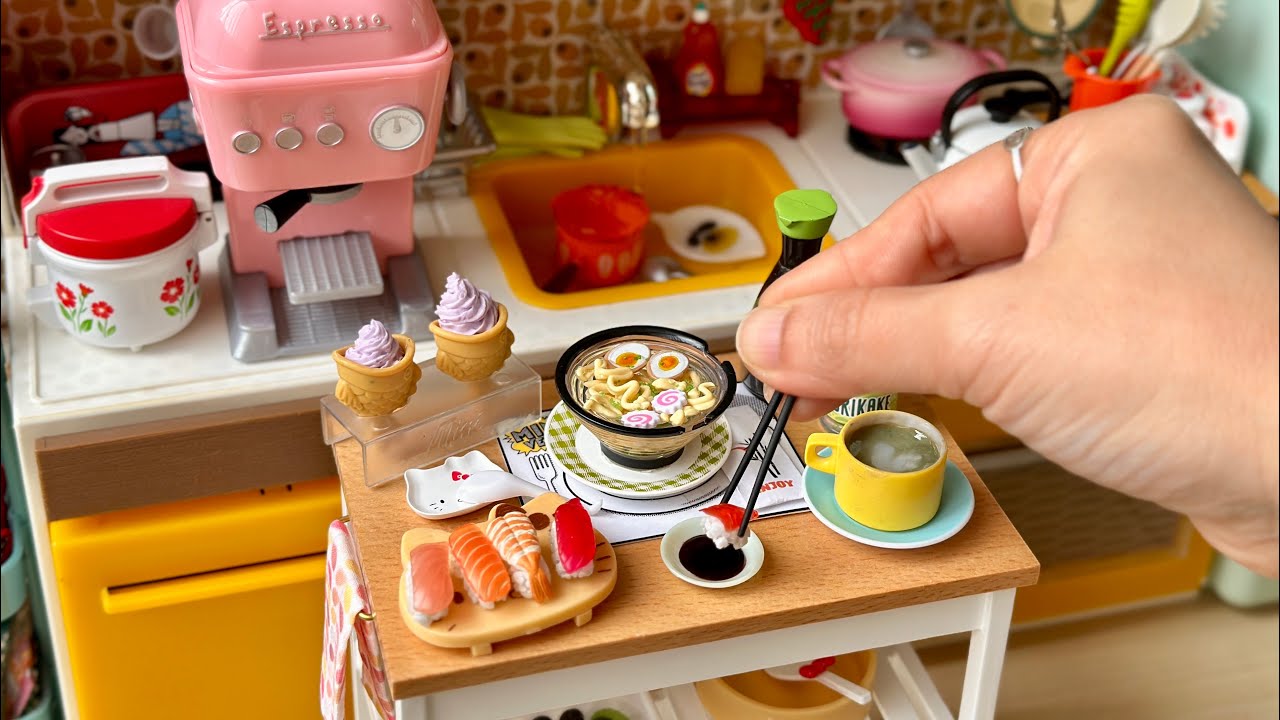 Cooking & Dining with Miniverse: Miniature Japanese cuisine