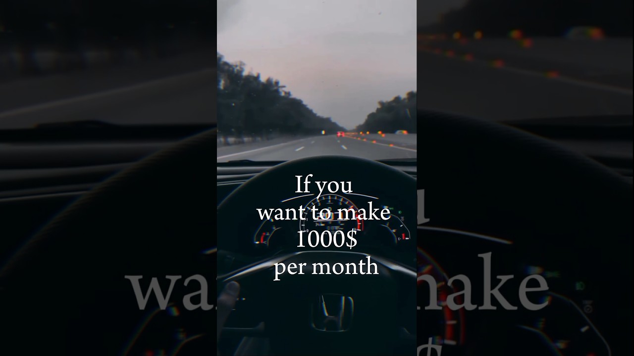 Earn 1000$ per month