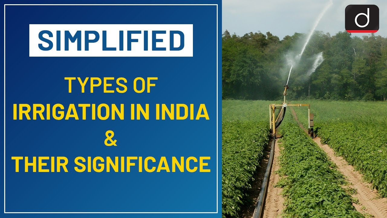 Types of Irrigation in India and their significance - Simplified | Drishti IAS English