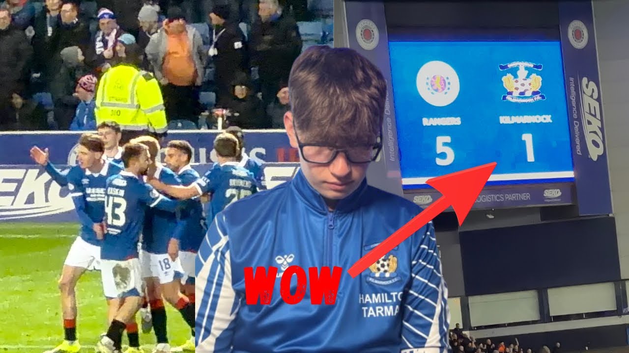 5 different scorers as rangers dismantled killie 🤯😭 | rangers vs Kilmarnock vlog | 